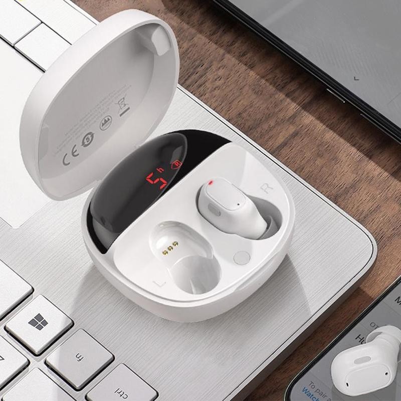 

Вакуумные наушники-гарнитура Baseus Encok True Wireless в кейсе для iOS|Android white