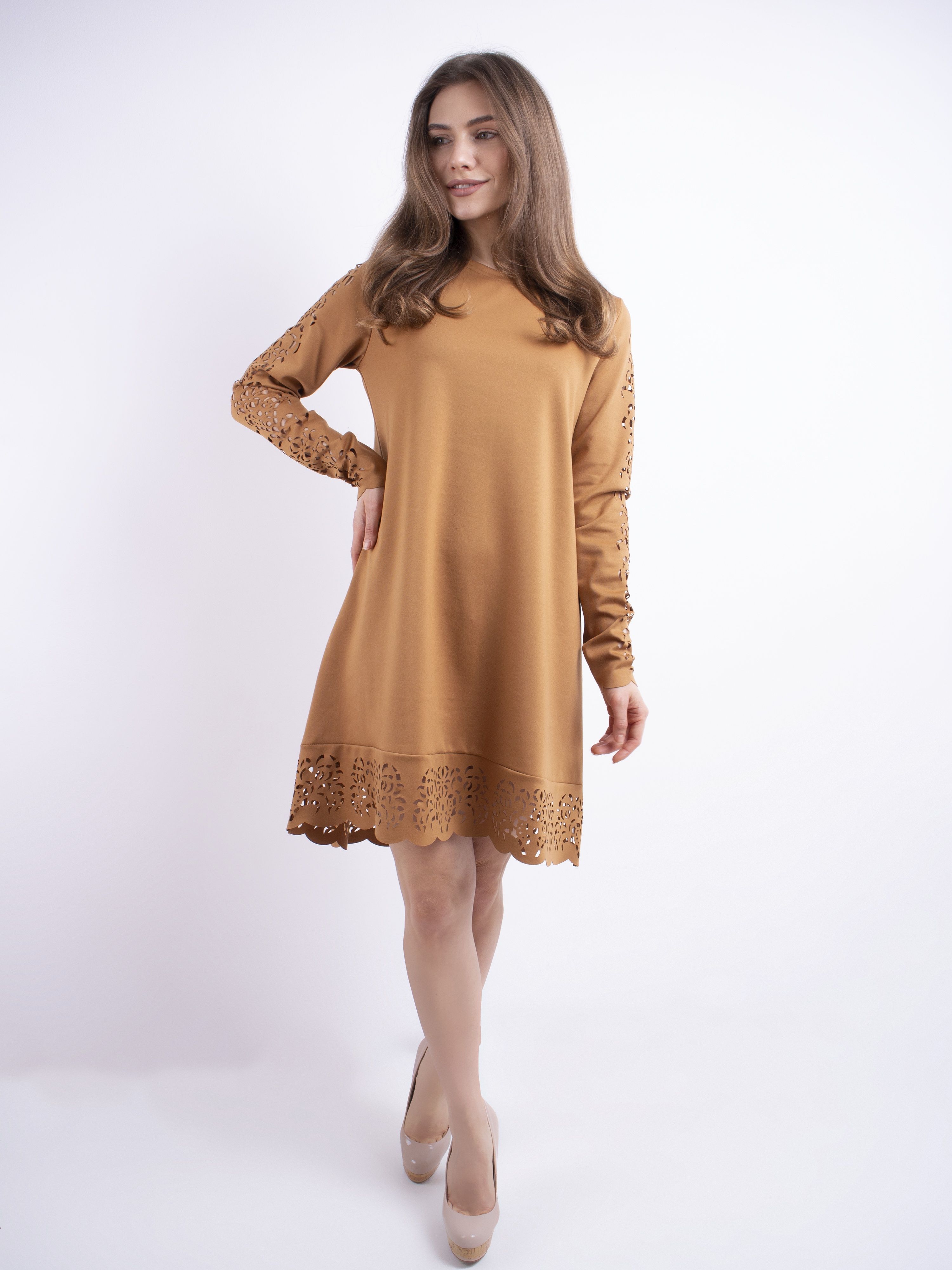 

Платье Olis-Style Эрин 3539 52 Золотистое