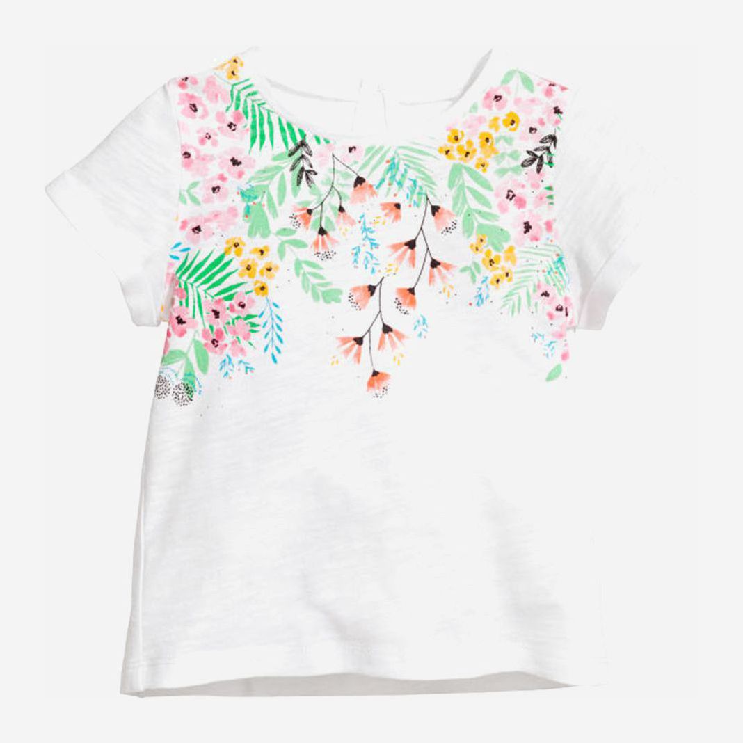 

Футболка H&M HOM91686 74 см Белый/Комбинированный
