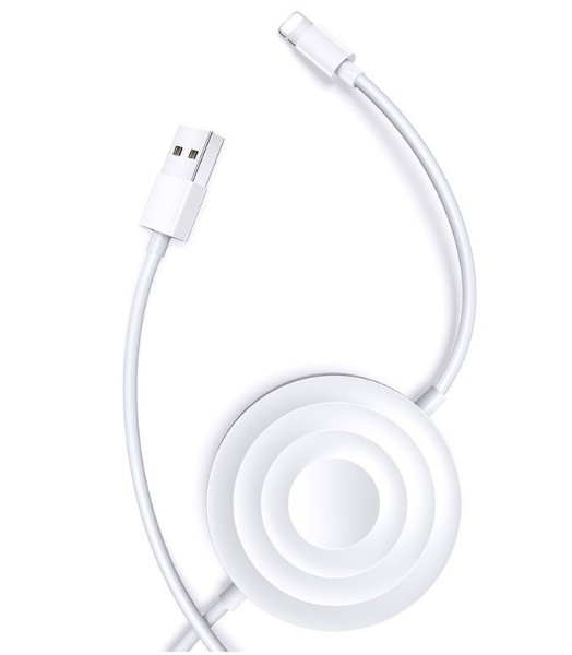 

БЗУ Usams US-CC096 для Apple Watch + Lightning cable white