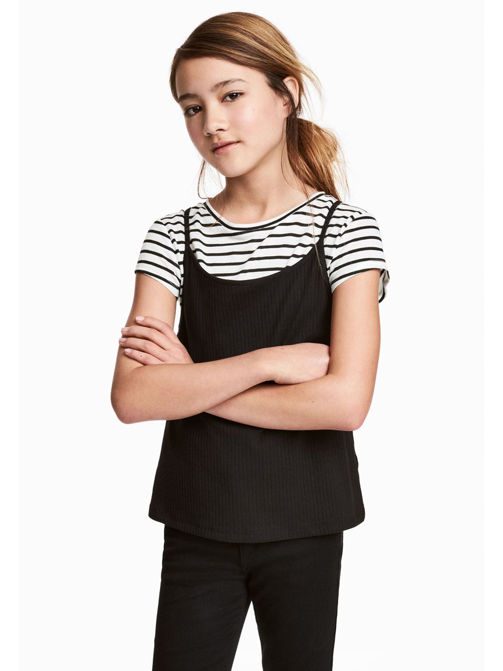 

Футболка H&M HOM91236 134-140 см Черный/Белый/Комбинированный