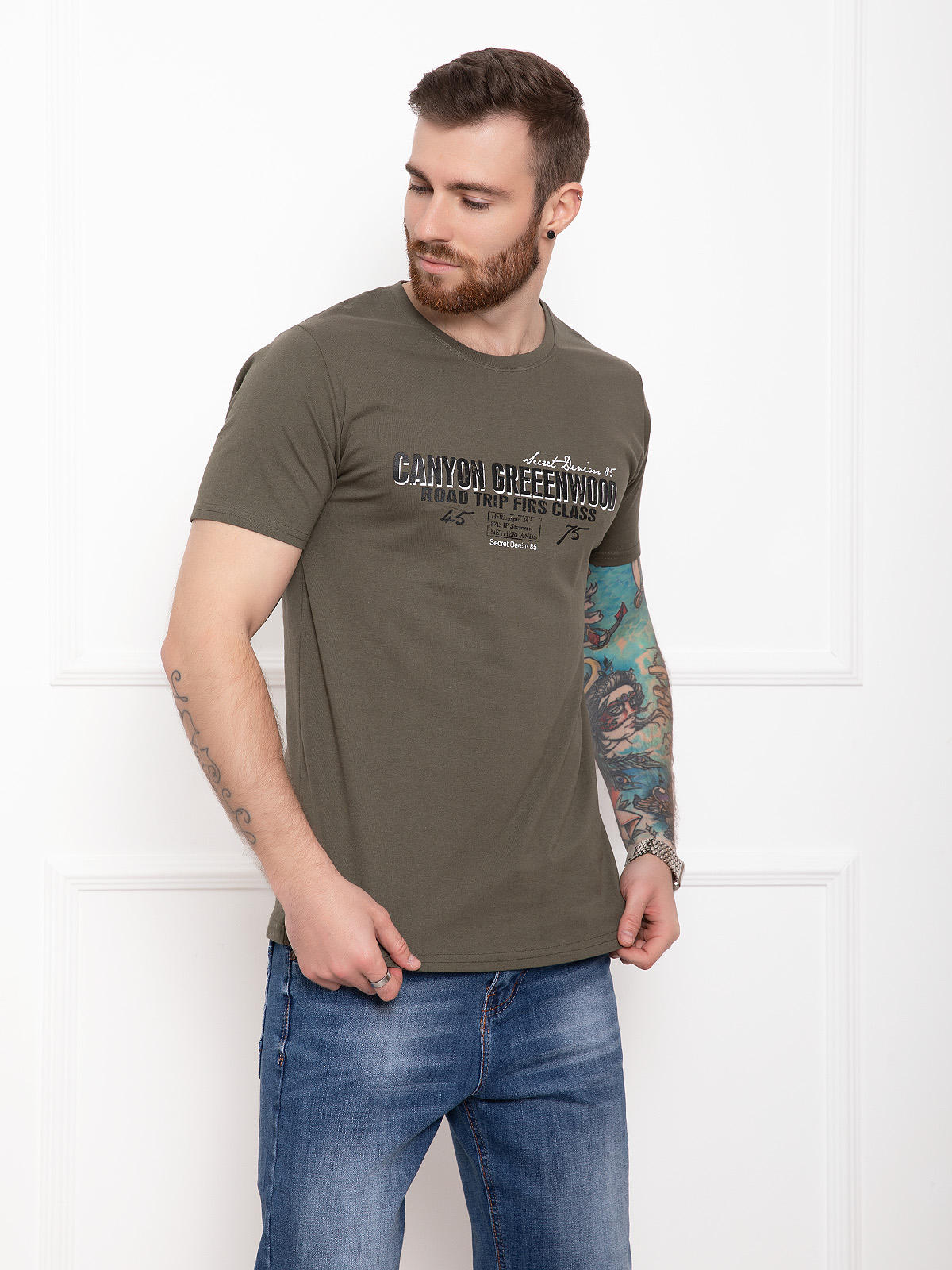

Футболка ISSA PLUS GN4-33 S Хаки