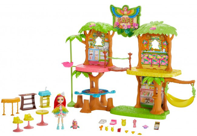 

Набор Enchantimals Tropic Cafe Джунгли Джанглвуд Попугайчика Пикки в кафе (GNC57) (0887961867312)