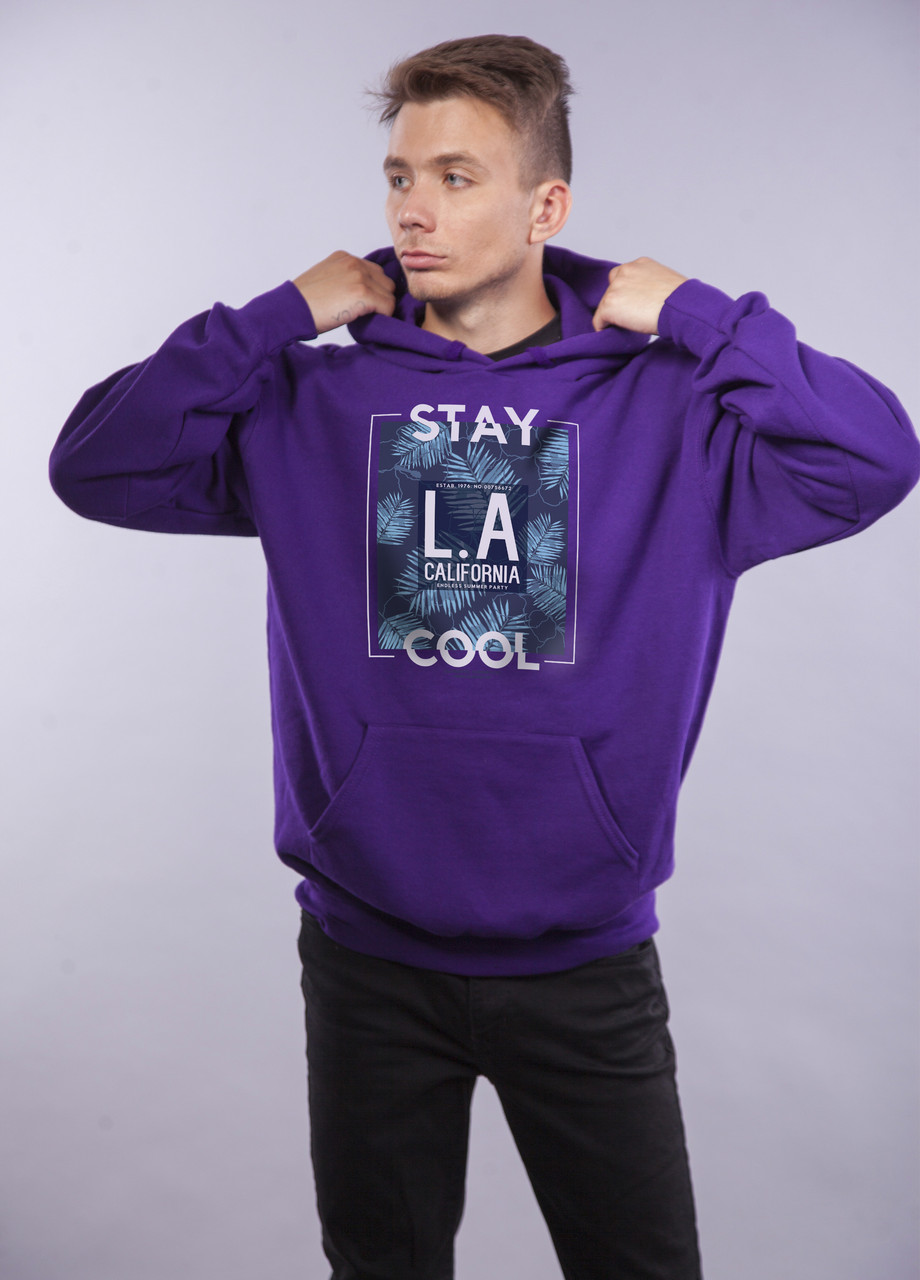 

Толстовка Фиолетовая LOYS "LA California" XXL
