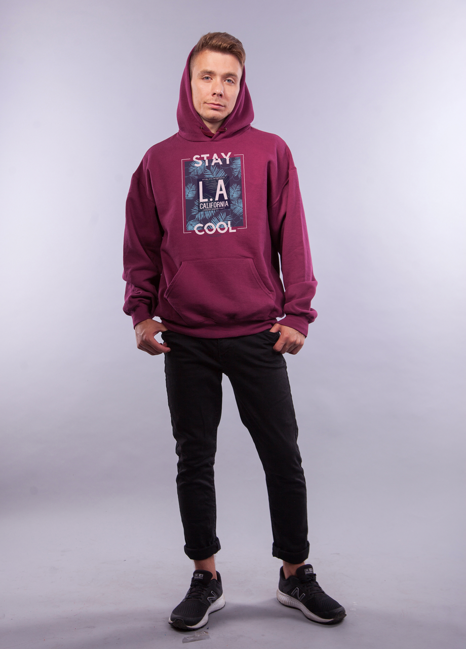 

Толстовка Бордовая LOYS "LA California" XXL