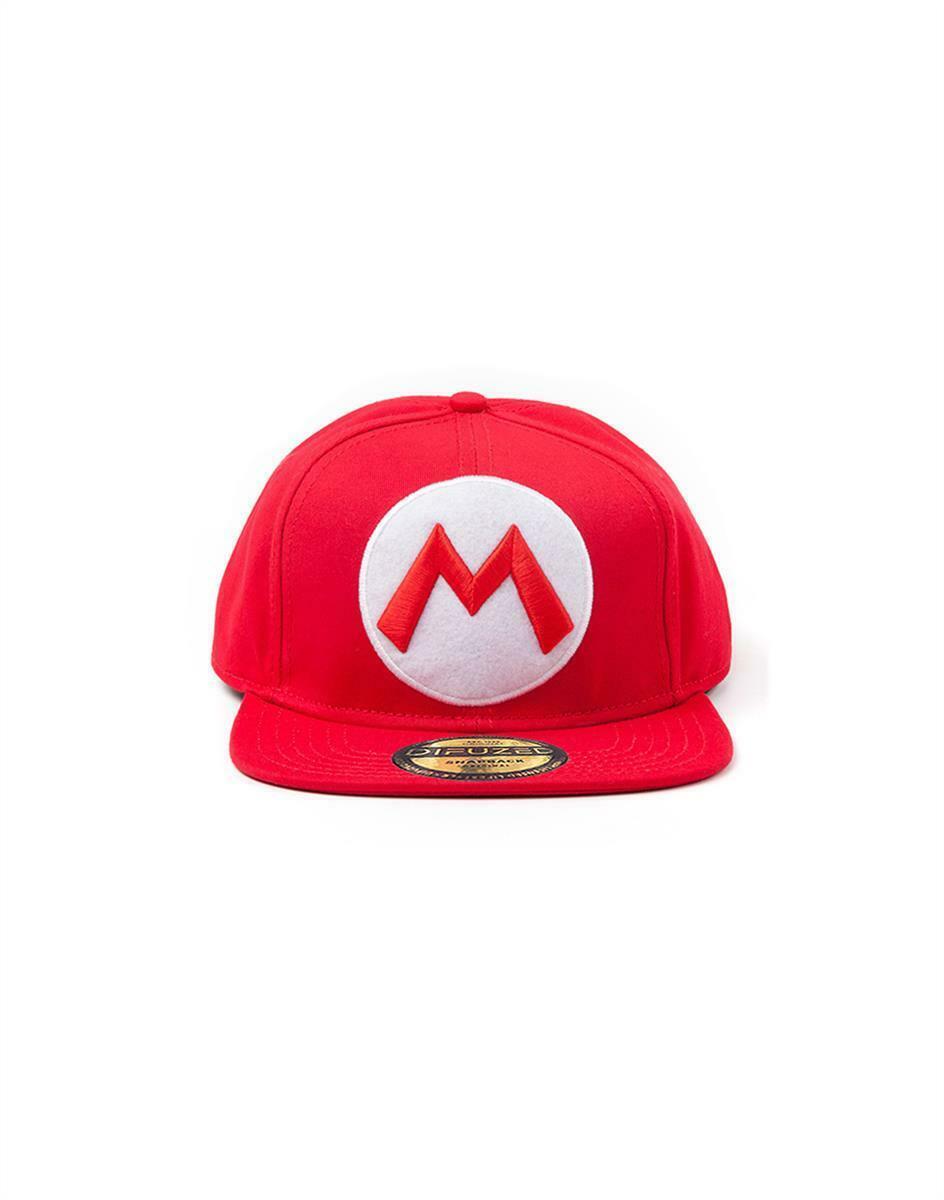 

Кепка Mario Logo Snapback Cap (Difuzed, красный)