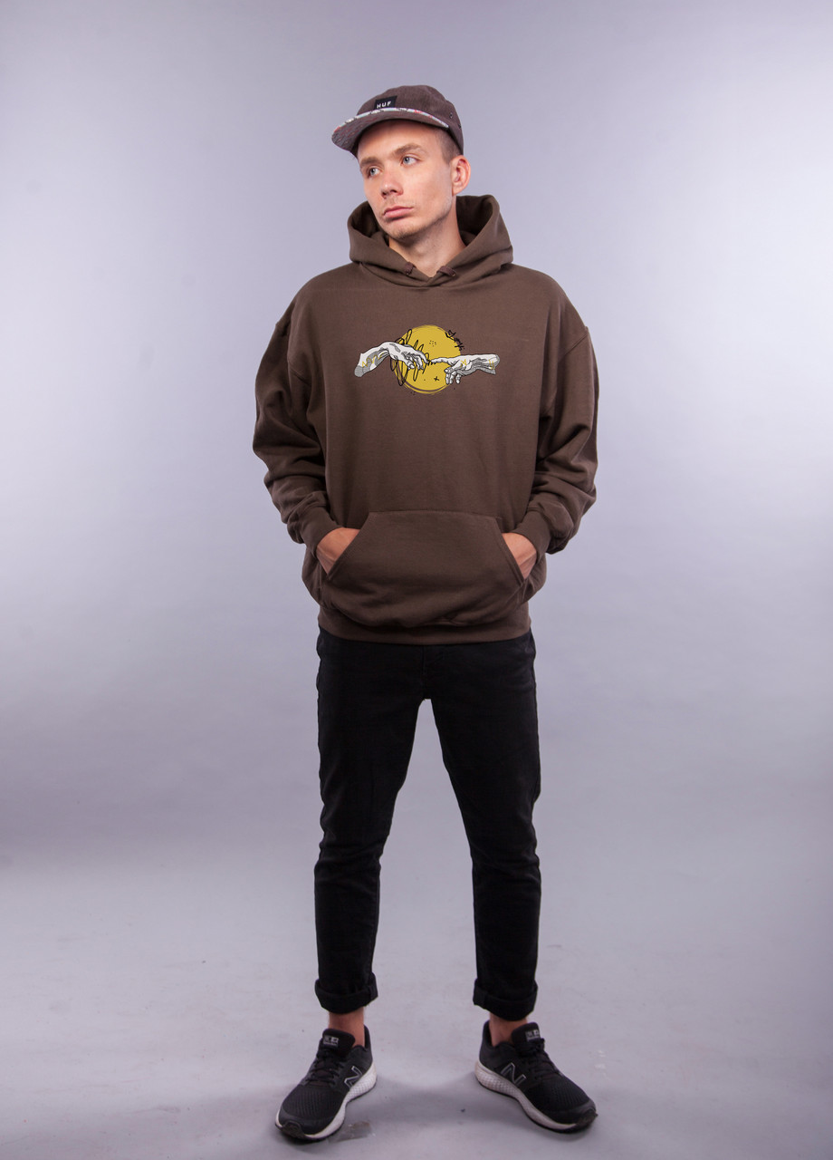 

Толстовка шоколадная LOYS "Loys Hands" XXL