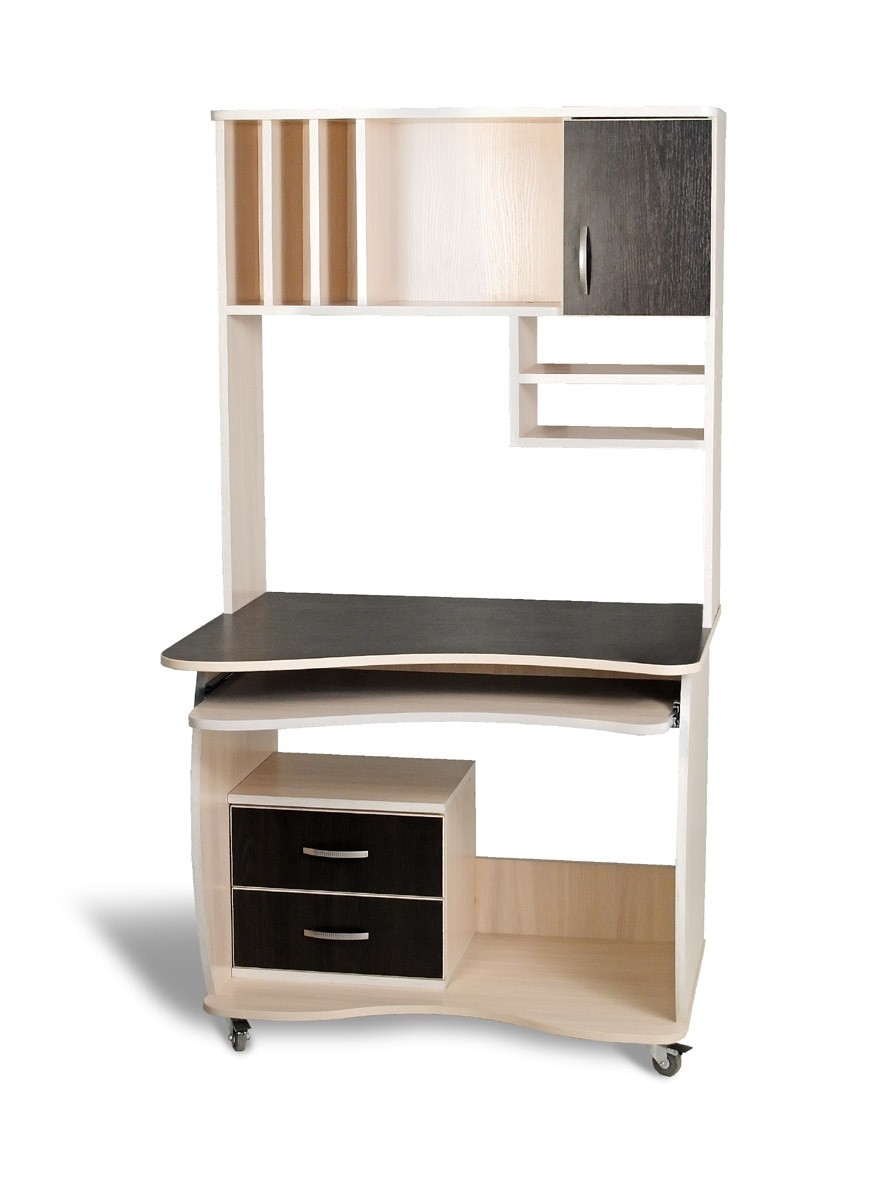 

Компьютерный стол Тиса СК-5 Дуб молочный + Венге