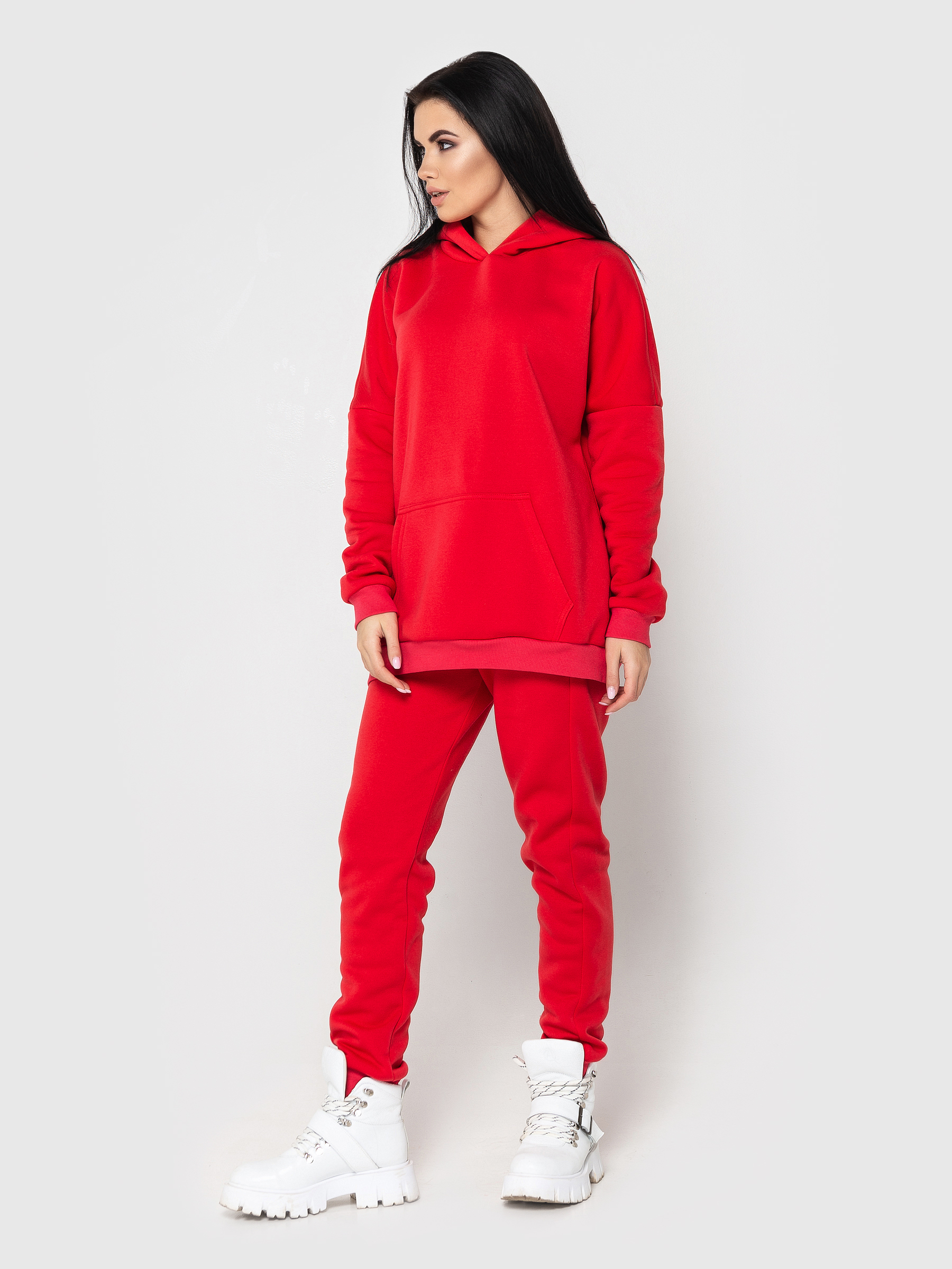 

Спортивный костюм Verve's street1120red S/M Красный на флисе