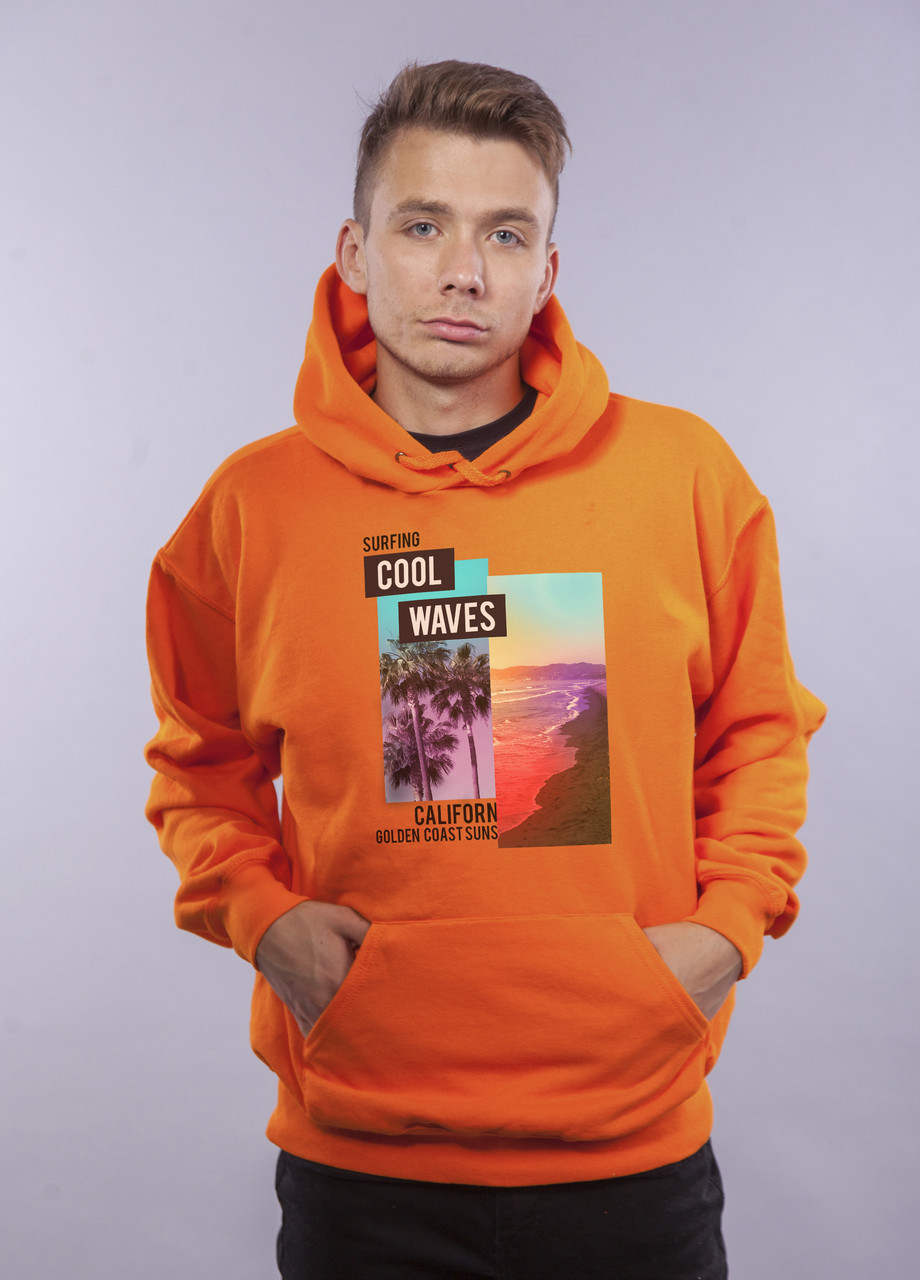 

Толстовка Оранжевая LOYS "Сool Waves" XXL