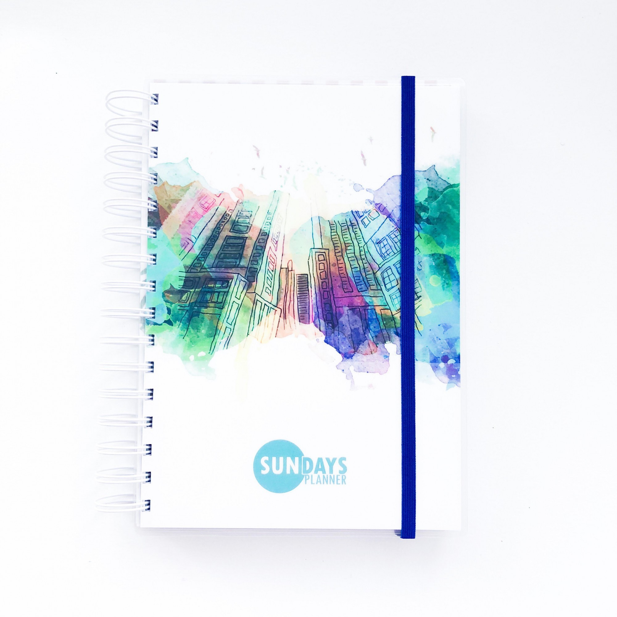 

Недатований планер на рік SunDays Planner Місто (англ.) А5 216 сторінок бірюзовий SKU0001-21