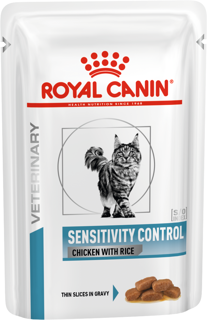 

Лечебный влажный корм для котов Royal Canin Sensitivity Control Chicken & Rice Feline 12 шт(упаковка) (40350011up)