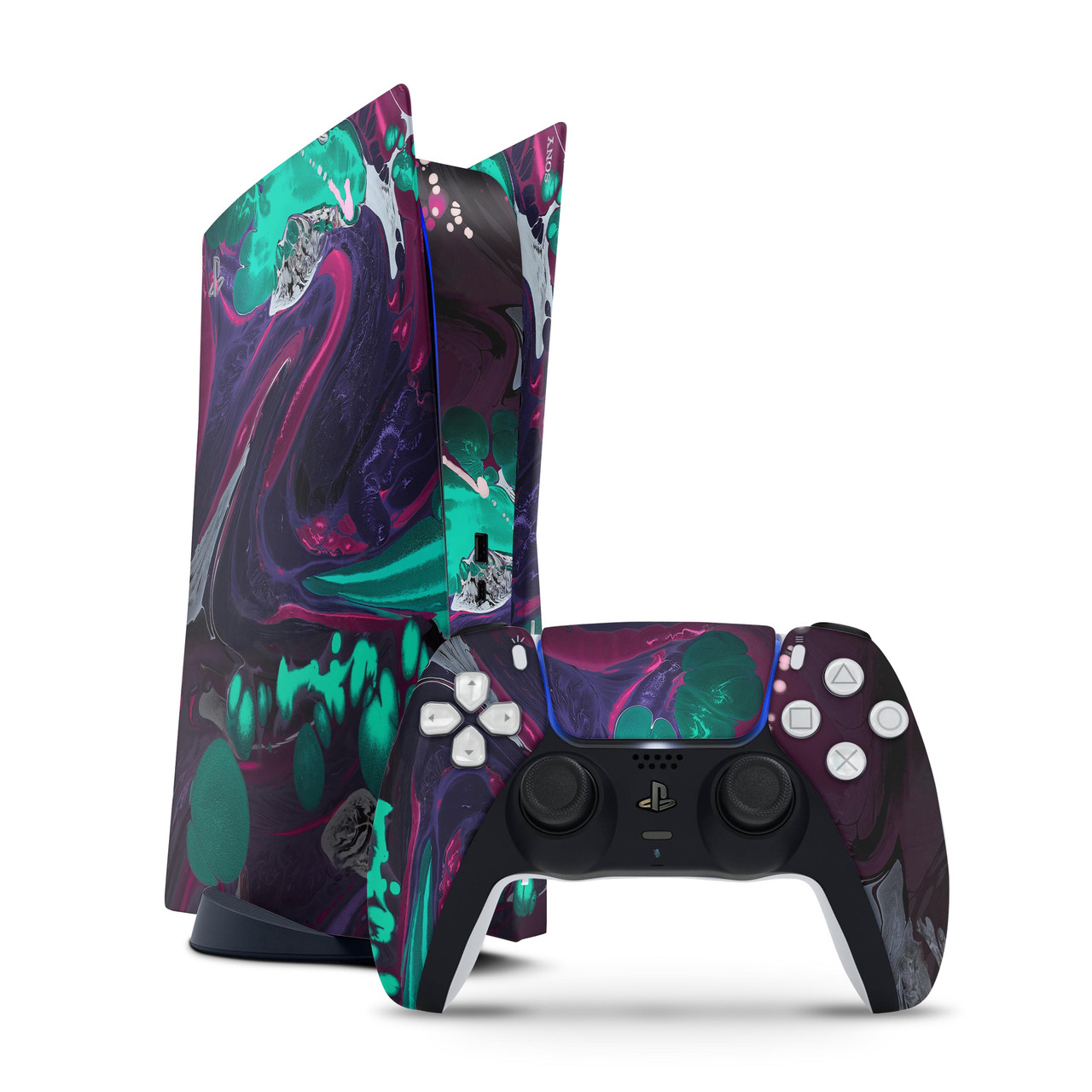 

Виниловые наклейки для Sony Ps4; PS4 Slim; PS4 Pro; PS5; PS5 Digital с крутым принтом art 2