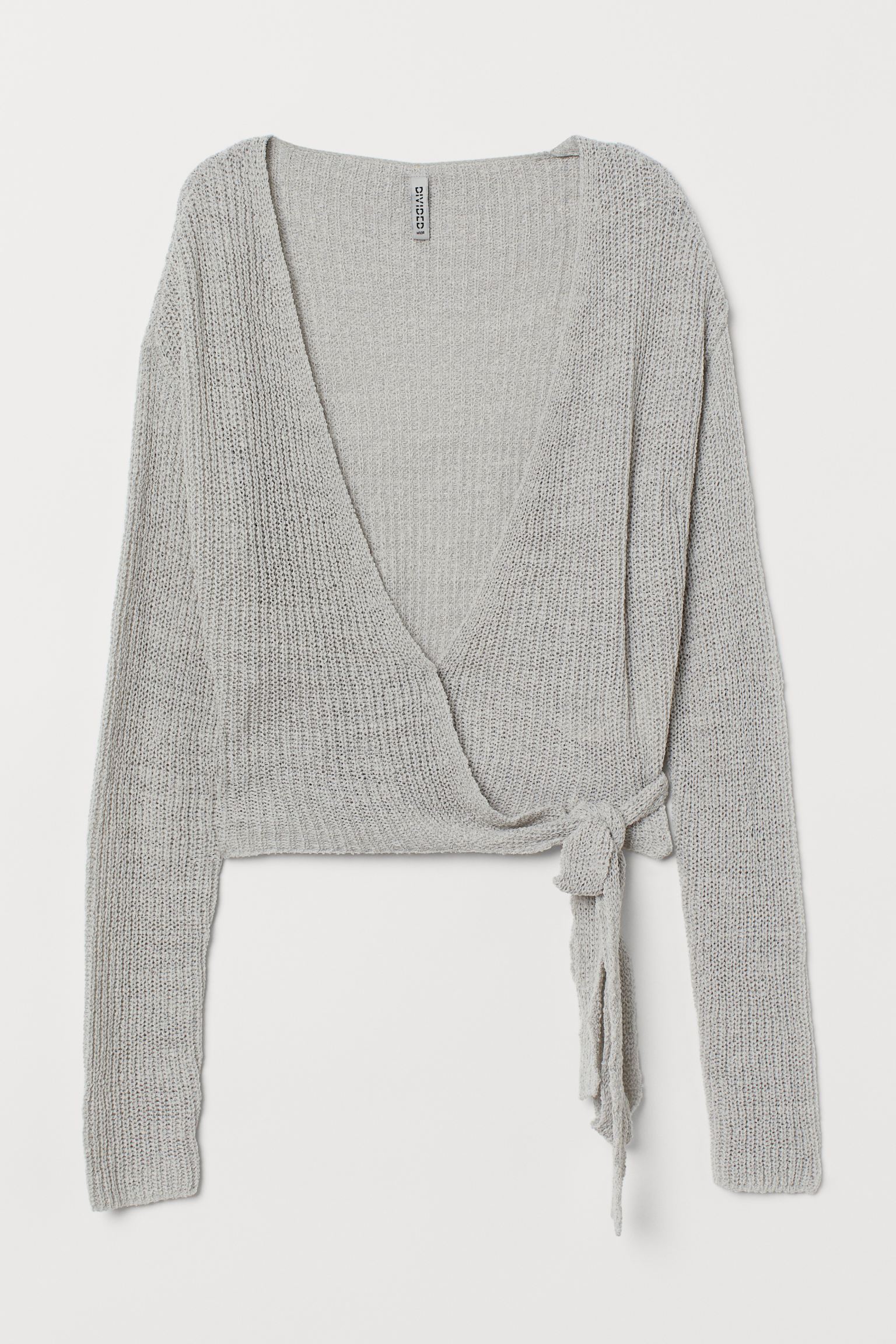 

Кардиган H&M S светло серый 19036858440