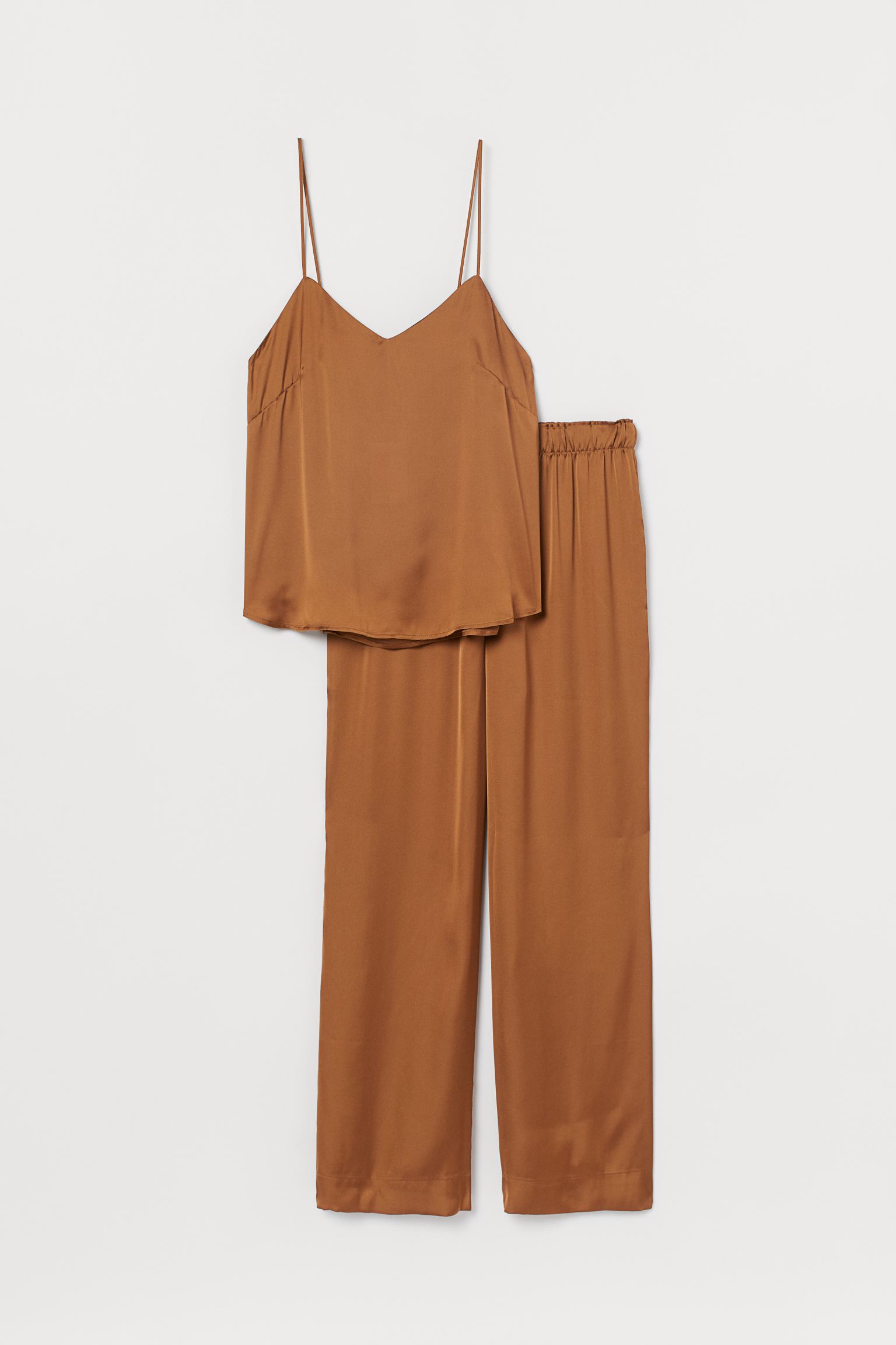 

Пижама (майка, брюки) H&M M коричневый 24048053952