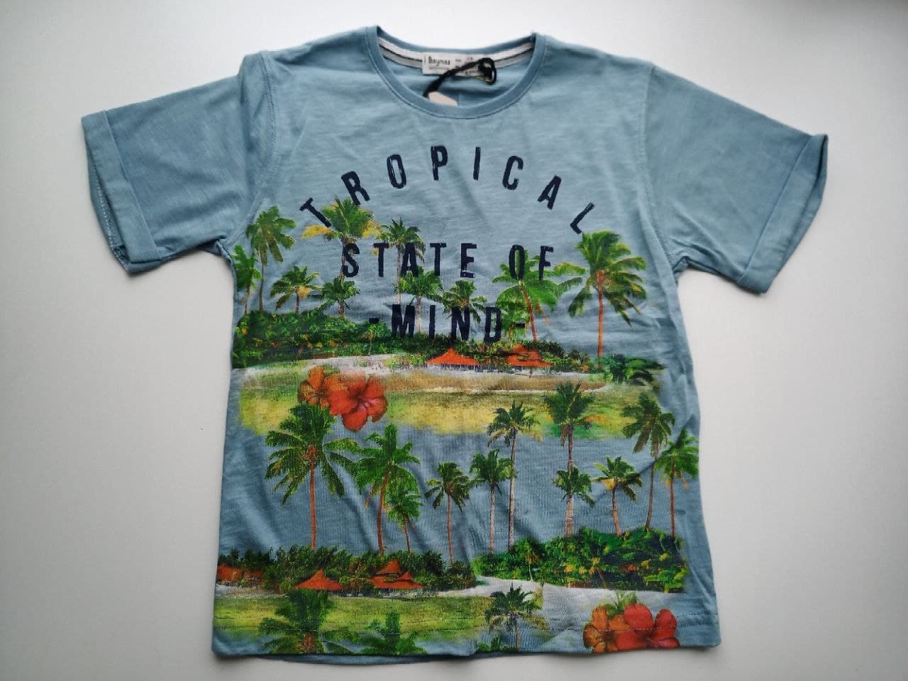 

Футболка Baynas для хлопчика TROPiCA сіра 8-9 років 128-134 см
