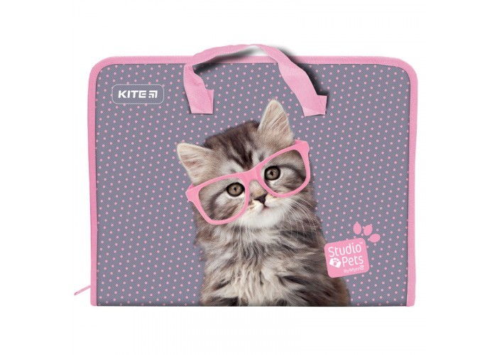 

Портфель для школьных принадлежностей на молнии A4 Kite Studio Pets на 1 отделение (SP21-202)