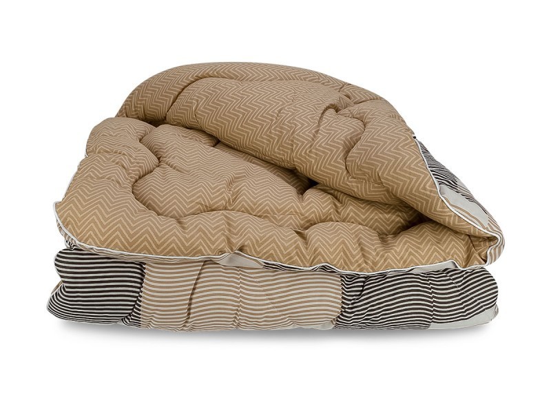 

Одеяло Овечья Шерсть Стандарт в Сатине Очень Теплое Leleka-Textile Двуспальный 172х205 Полоски №2
