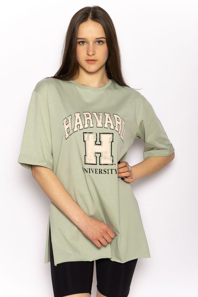 

Футболка женская Harvard Time of Style 626F007  Оливковый, Футболка женская Harvard Time of Style 626F007 L Оливковый