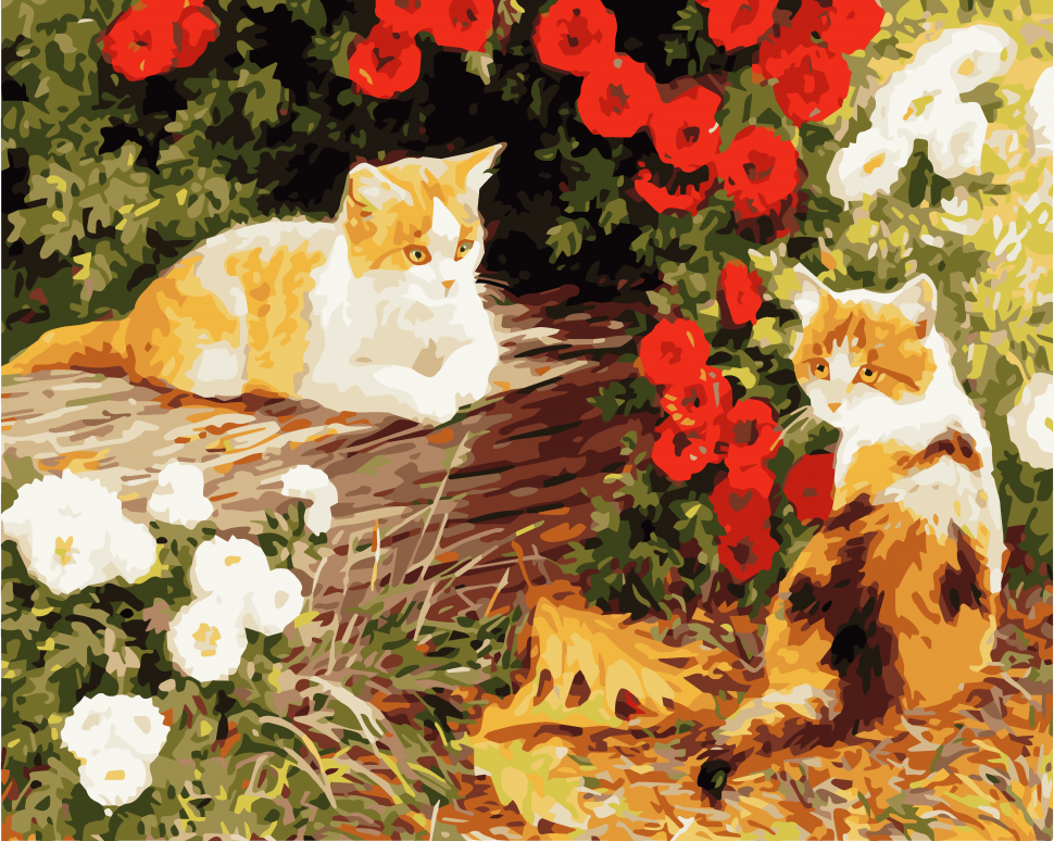 

Картина по номерам Art Craft "Пушистики в саду" 40*50 см 11604-AC