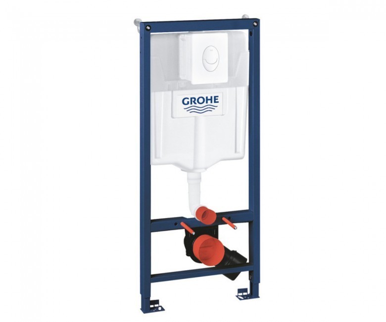 

Інсталяція Grohe Rapid SL 38722001 для унітазу + кнопка кругла біла