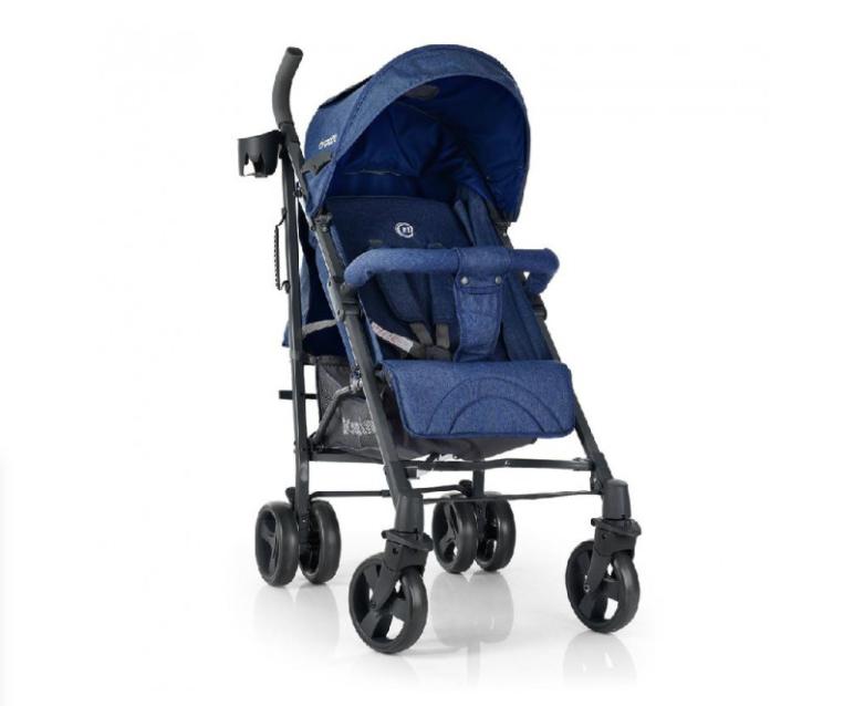 

Прогулочкая детская коляска из льна ME 1029 BREEZE Space Blue