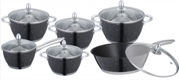 

Набор кастрюль из нержавеющей стали Edenberg EB-4051 12 предметов