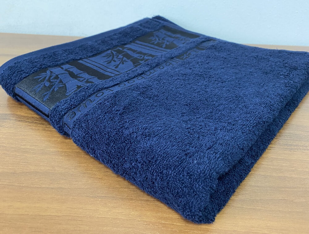 

Полотенце махровое 70х140 GM TEXTILE Узбекистан Bamboo new 450 г/м2 темно-синее набор 6 шт