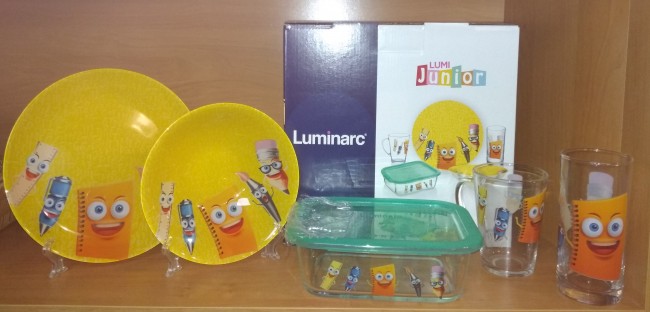 

Набор детский Luminarc Stationery 5 предметов (P7866)