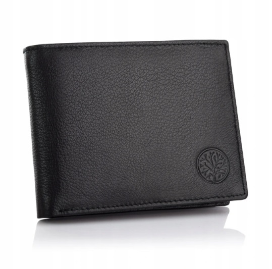 

Кошелёк кожаный мужской Betlewski с защитой RFID 9,6 х 12,5 х 2,5 см (BPM-GTN-60A) чёрный