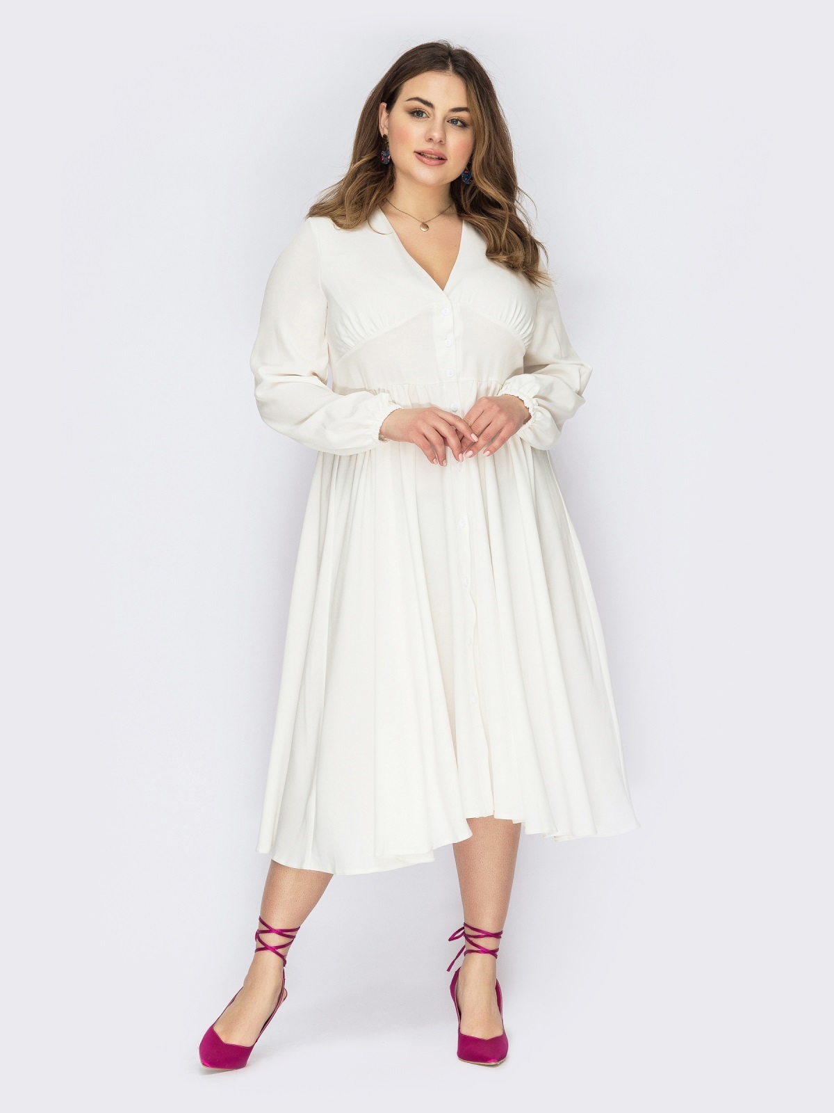 

Платье Molegi 170152815860 58-60 белый