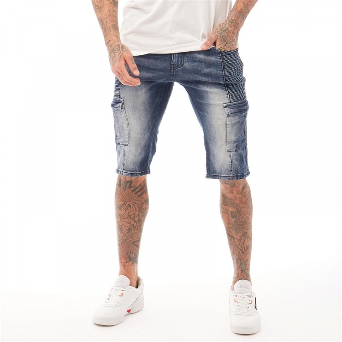 

Шорты 883 Police Porter Denim 656 Light Wash Blue Washed Blue, S (44)