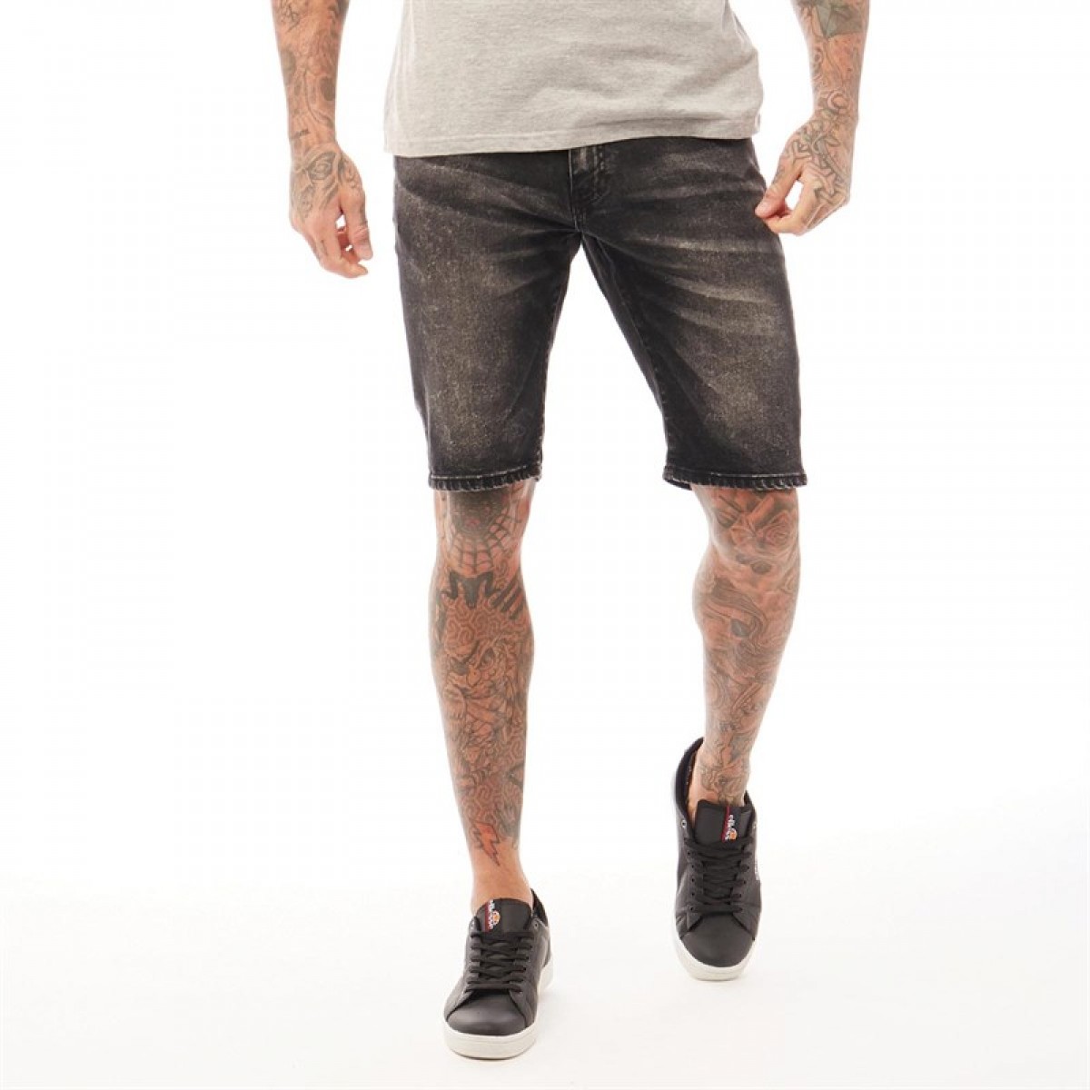 

Шорты 883 Police Batley Denim 558 Grey Washed Black, S (44)
