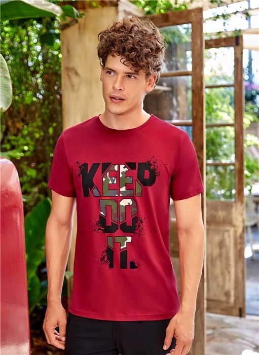 

Футболка Berrak 4073  52 бордовая, Футболка Berrak 4073 XL 52 бордовая