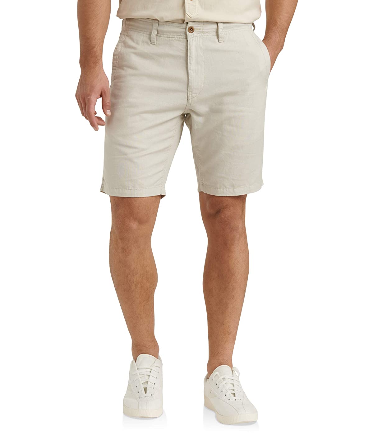 

Шорты Lucky Brand Linen Flat Front Moonstruck, 30W 32L