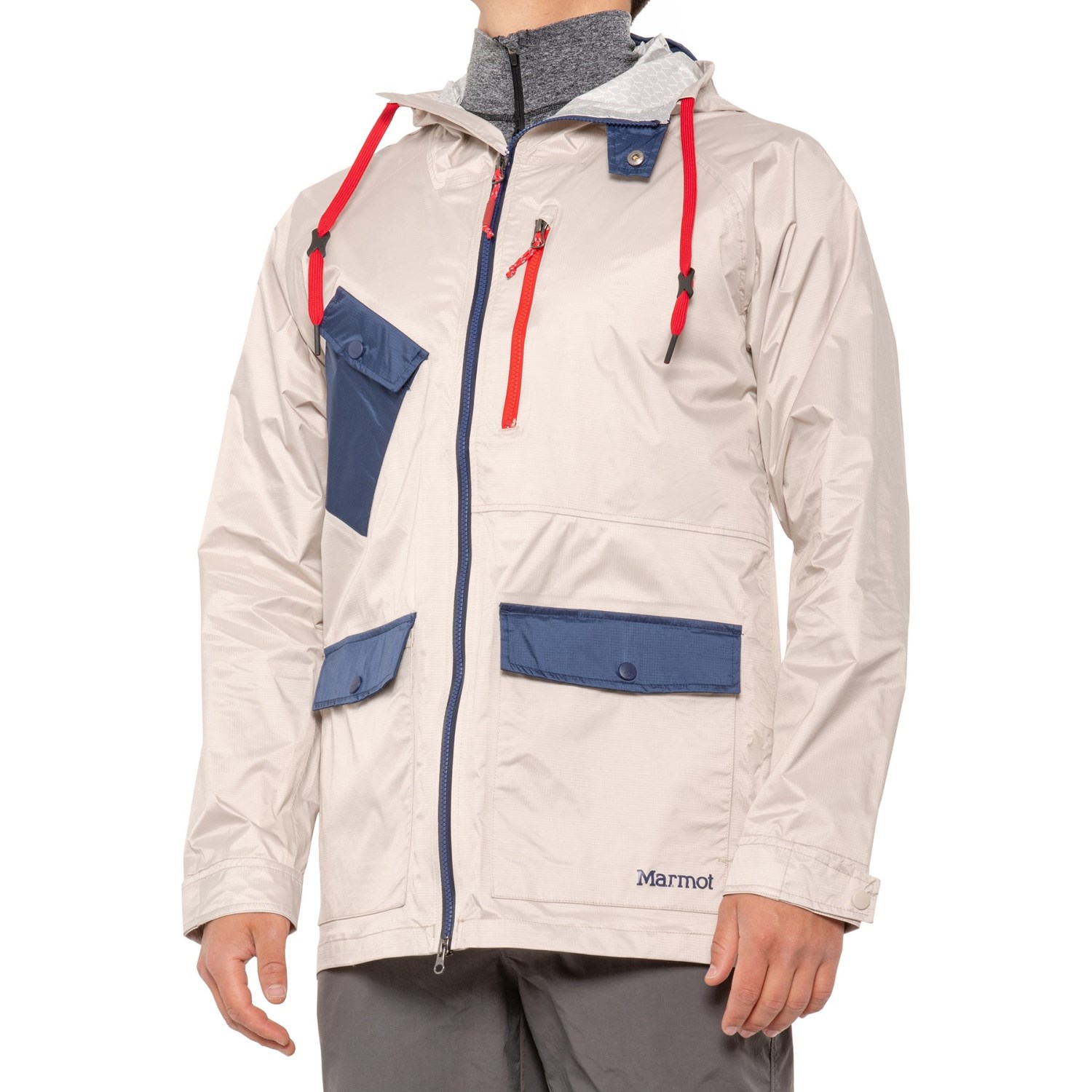 

Ветровка Marmot Ashbury PreCip Eco - Waterproof Gray Moon/Arctic Navy, S (44)