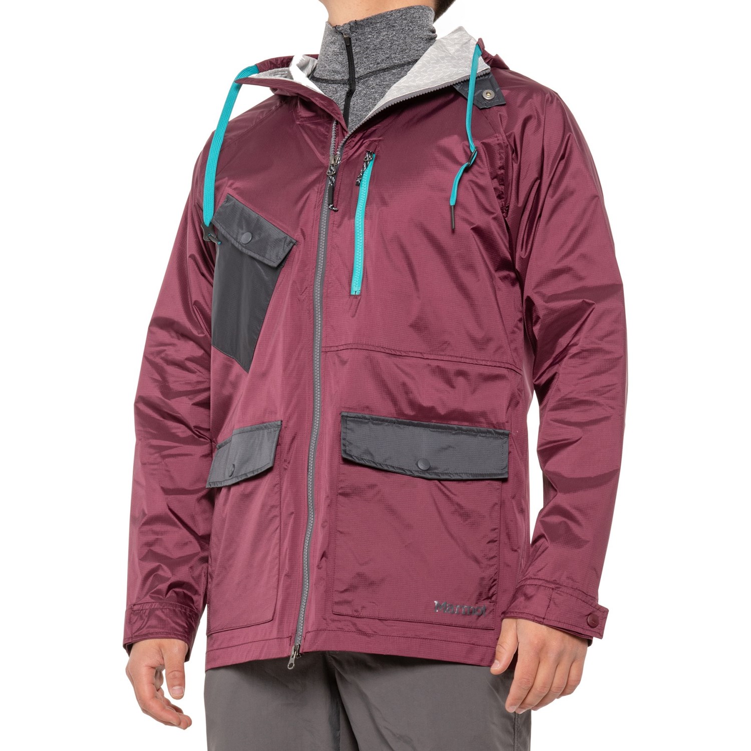 

Ветровка Marmot Ashbury PreCip Eco - Waterproof Fig/Dark Steel, XXL (52)