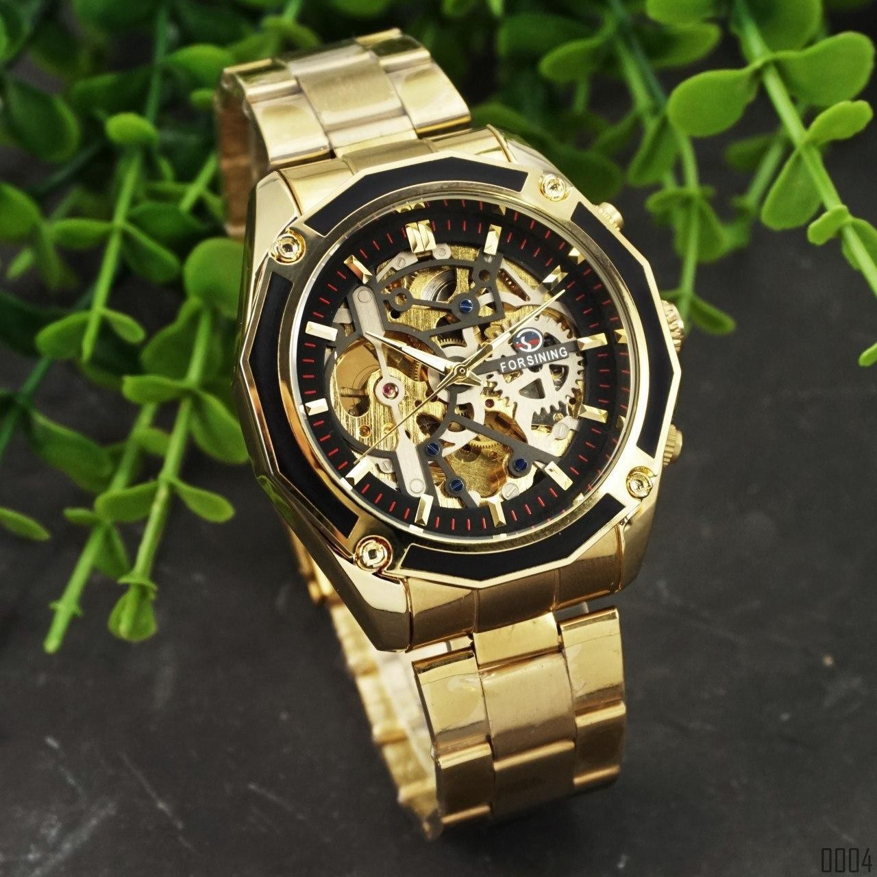 

Часы наручные Forsining 8130 Gold-Black 1059-0004