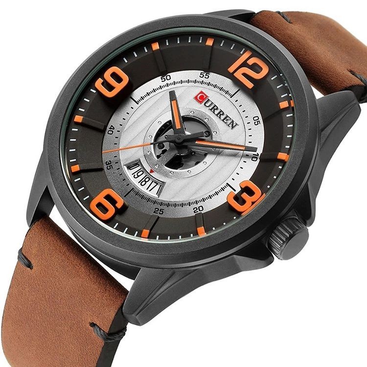 

Часы наручные Curren 8305 Black-Brown 1008-0180
