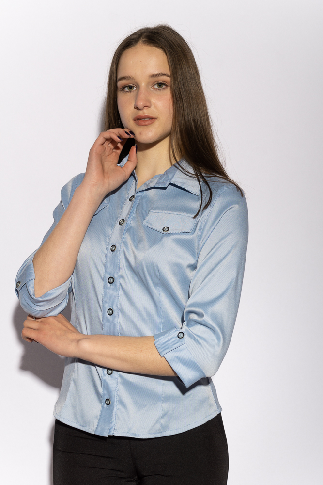 

Рубашка женская Time of Style 118P063 44 Голубой