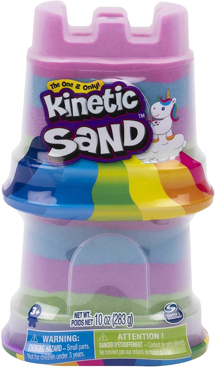 

Кинетический песок для детского творчества Spin Master Kinetic Sand Rainbow Unicorn Радужный Единорог 283 г. (6054549)