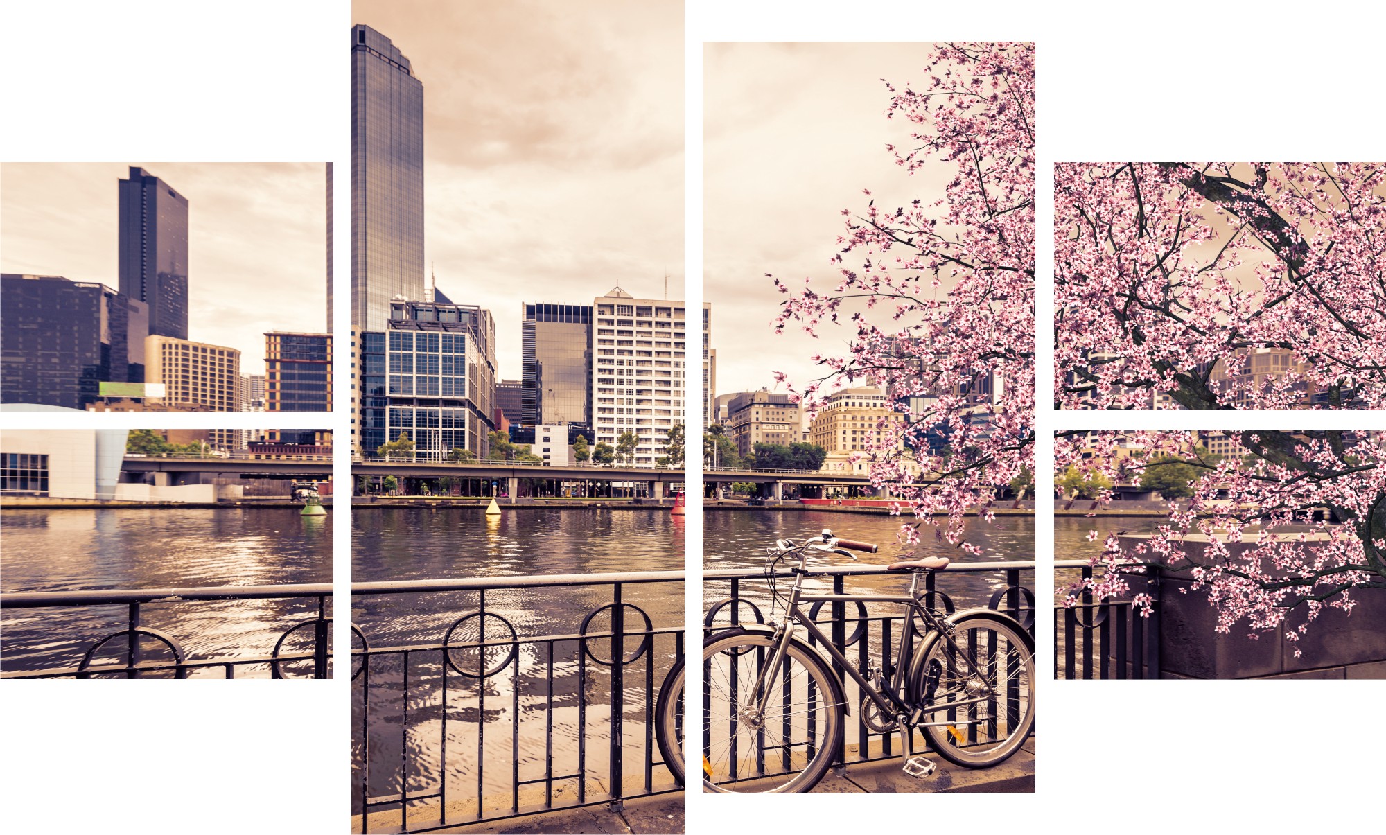 

Модульная картина SvitArt M6 F-462 100х160 см 6 частeй