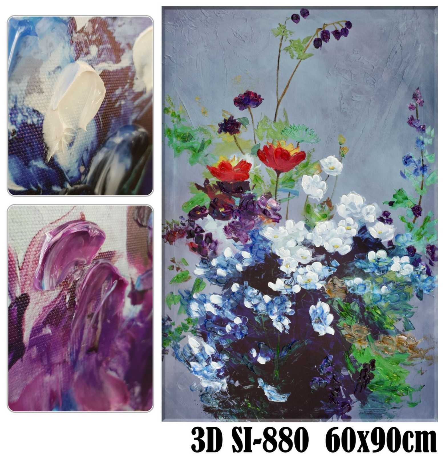 

Картина на холсте 3D SvitArt Si-880 60х90 см
