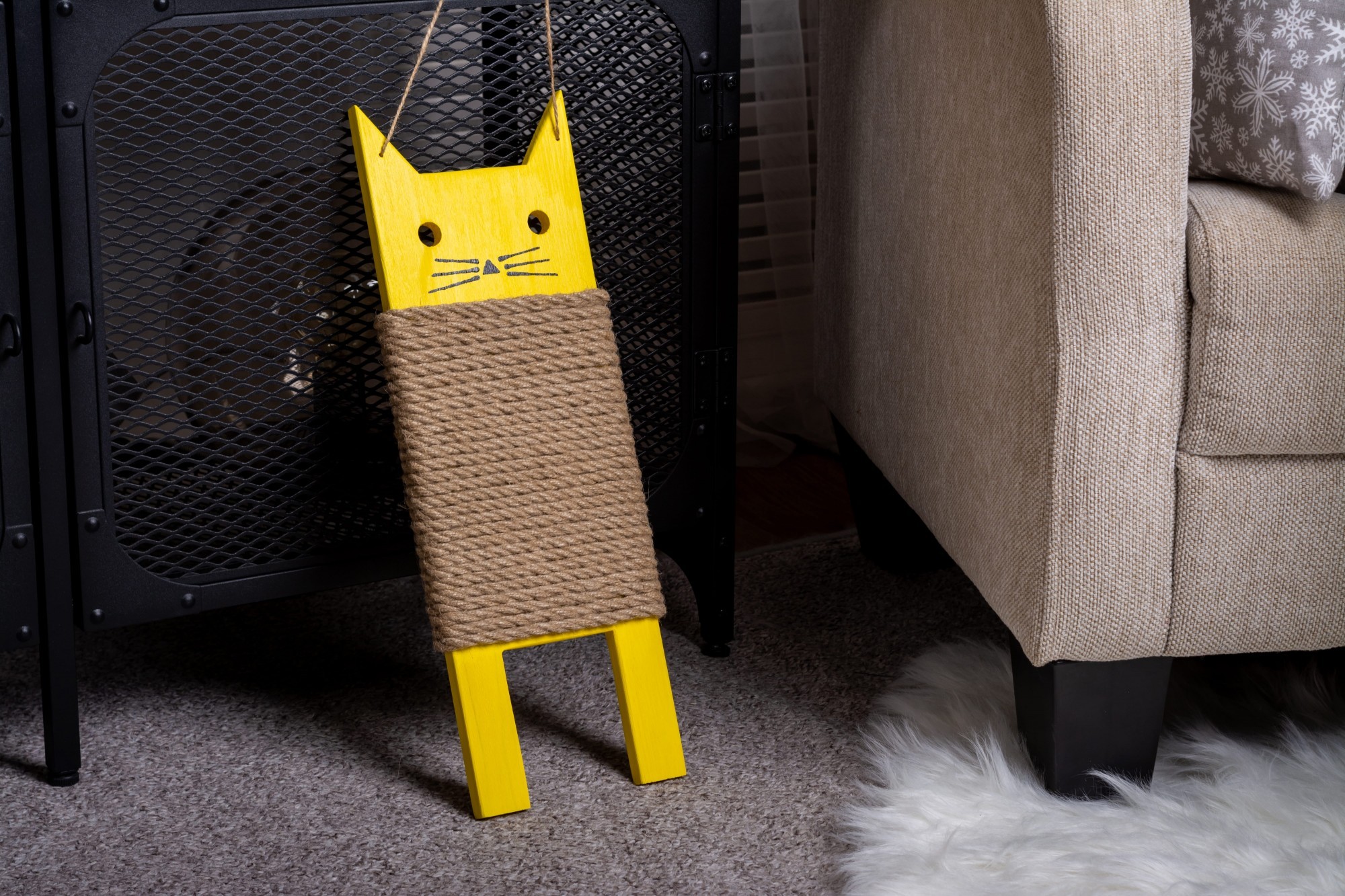 

Когтеточка (дряпка) Pets Lounge Cat Yellow, 45х15 см