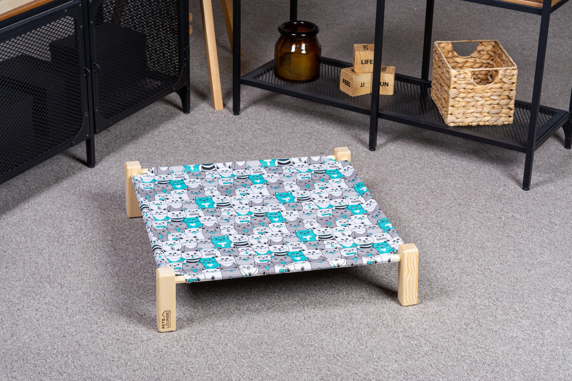 

Лежак для котов и собак Pets Lounge Hammock Square, с рисунком
