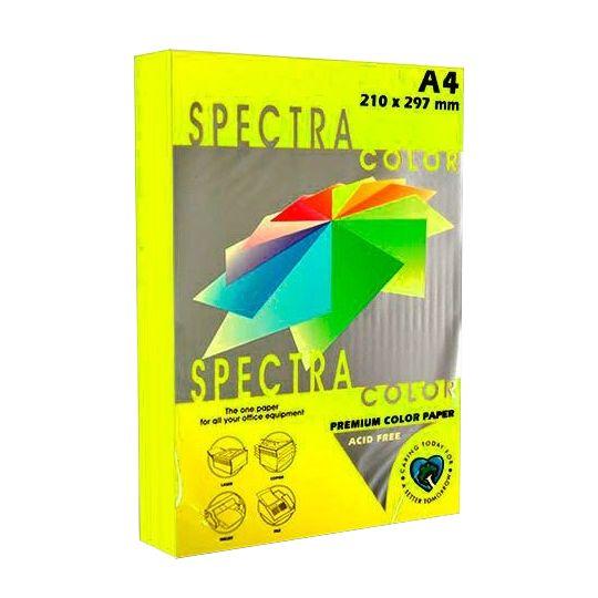 

Бумага Spectra Color А4 160г/м2 250 листов желтая насыщенная (лимон) 210