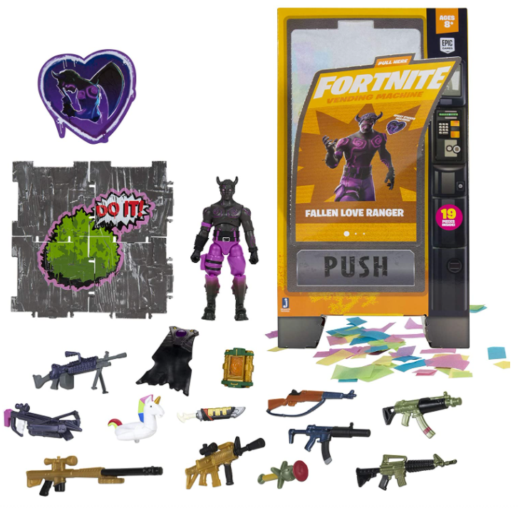 

Фигурка Фортнайт с аксессуарами Торговый автомат Fortnite Fallen Love Ranger Jazwares FNT0405