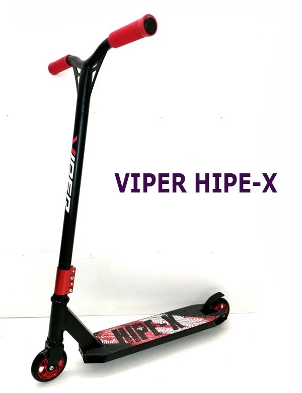 

Трюковый самокат Viper HIPE-X с пегами / колеса 100 мм КРАСНЫЙ