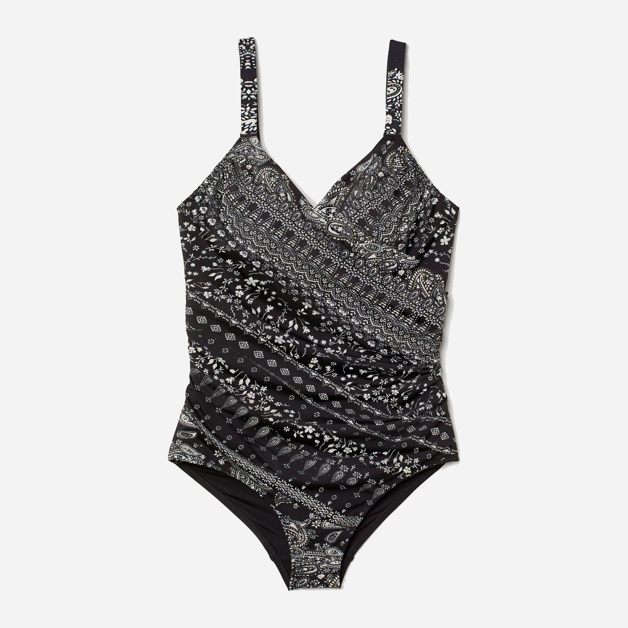 

Купальник слитный женский H&M 04-0551379-007 52 Черный