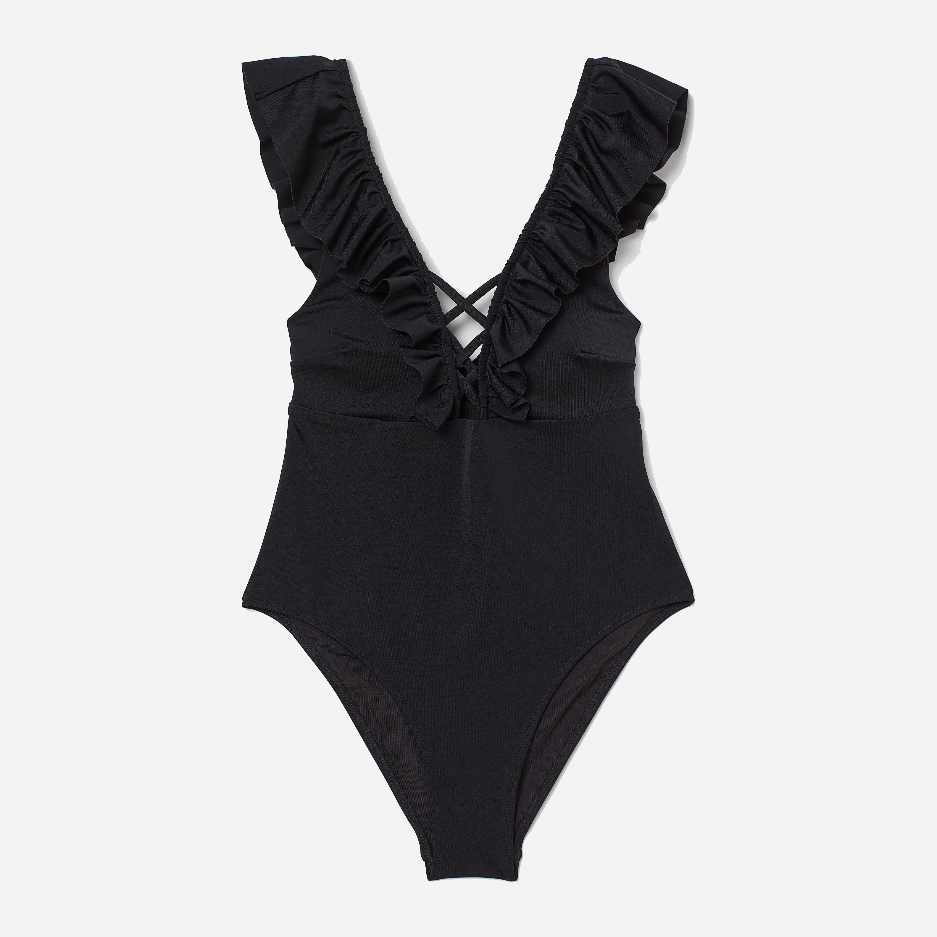 

Купальник слитный женский H&M 04-0832309-1 38 Черный